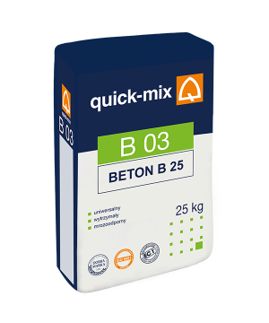 Quick Mix B 03 beton B25 30kg